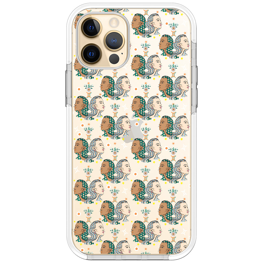 Gemini - Zodiac Mosaic iPhone Case