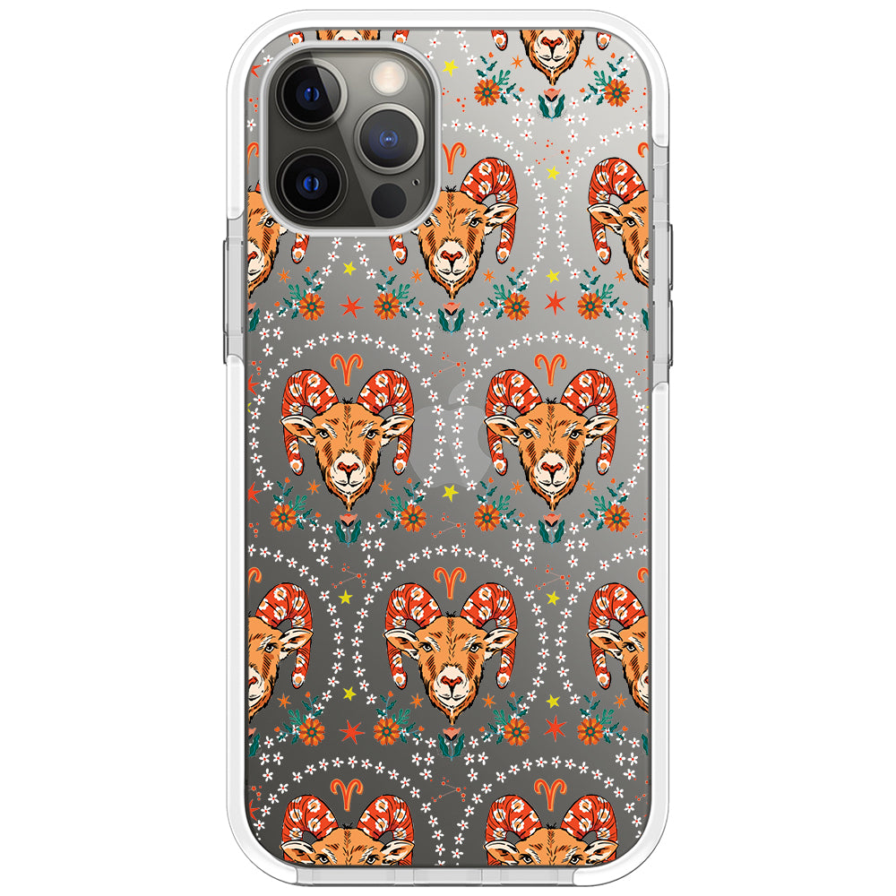 Aries - Zodiac Mosaic iPhone Case