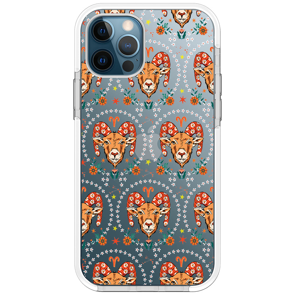 Aries - Zodiac Mosaic iPhone Case