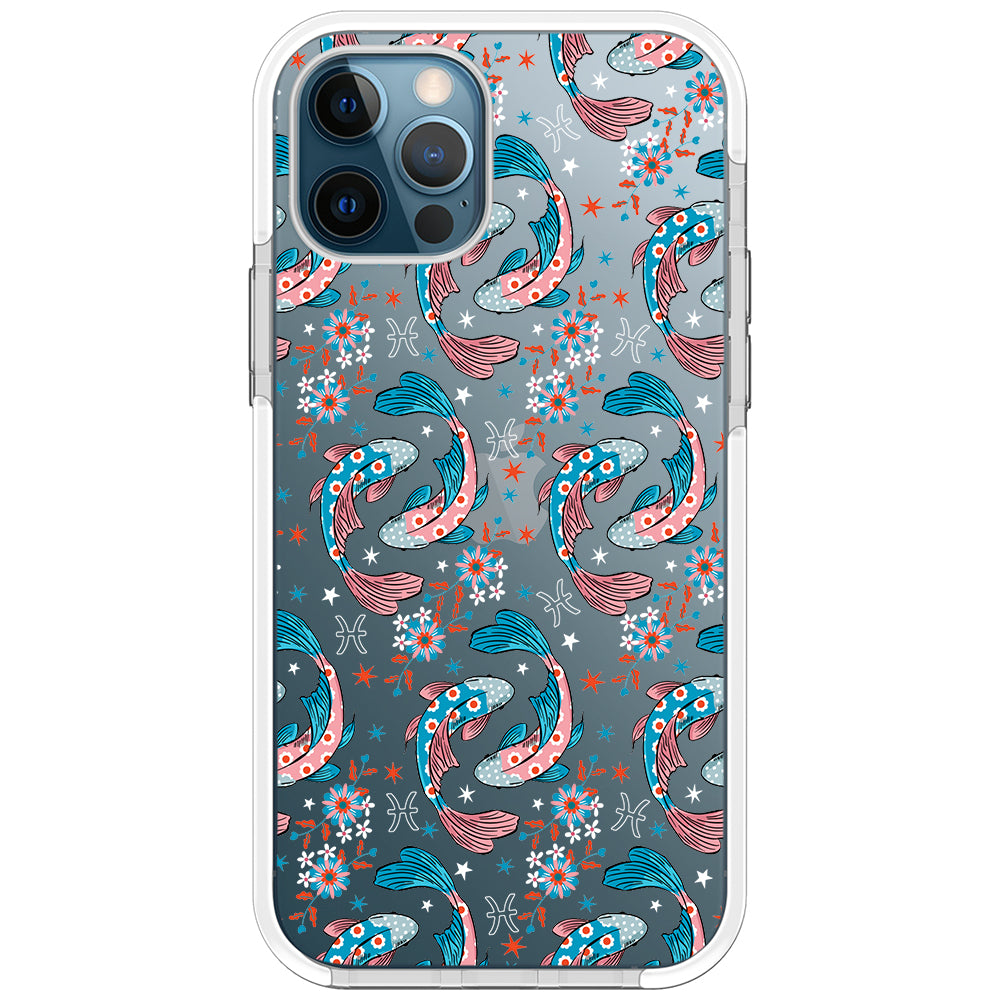 Pisces - Zodiac Mosaic iPhone Case