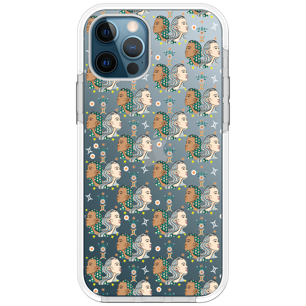 Gemini - Zodiac Mosaic iPhone Case