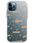 Gemini Celestial Monogram iPhone Case