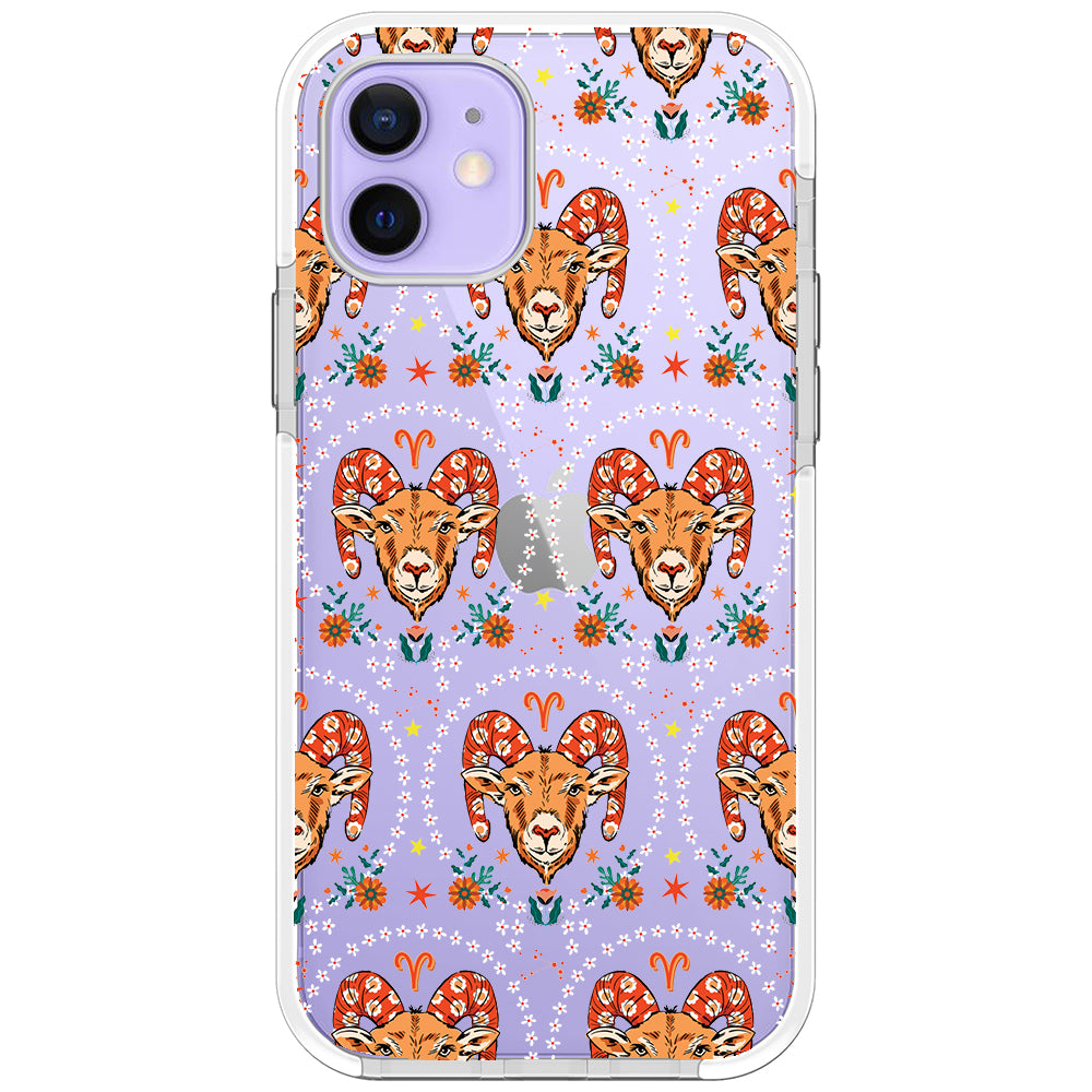 Aries - Zodiac Mosaic iPhone Case