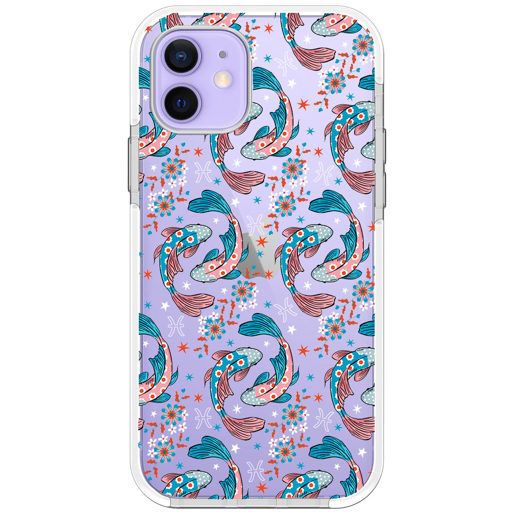 Pisces - Zodiac Mosaic iPhone Case