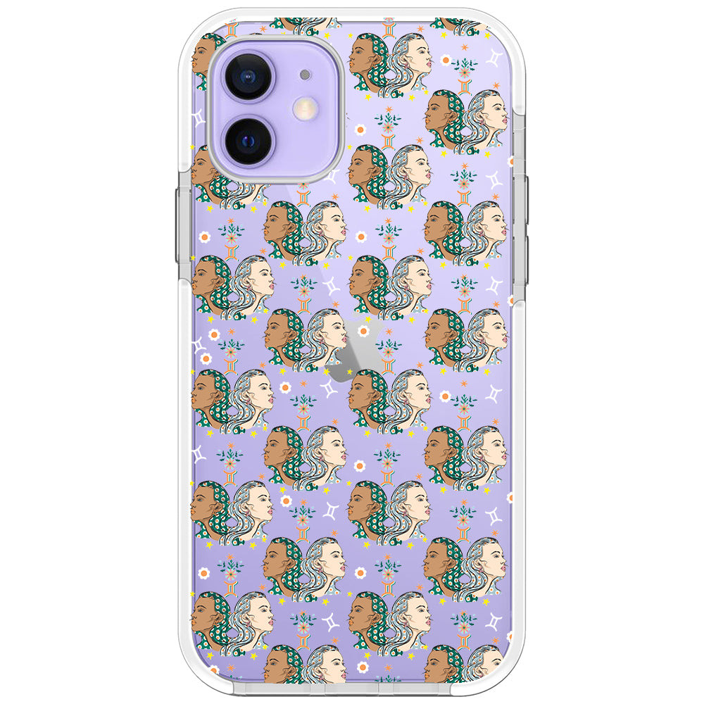 Gemini - Zodiac Mosaic iPhone Case