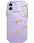 Gemini Celestial Monogram iPhone Case