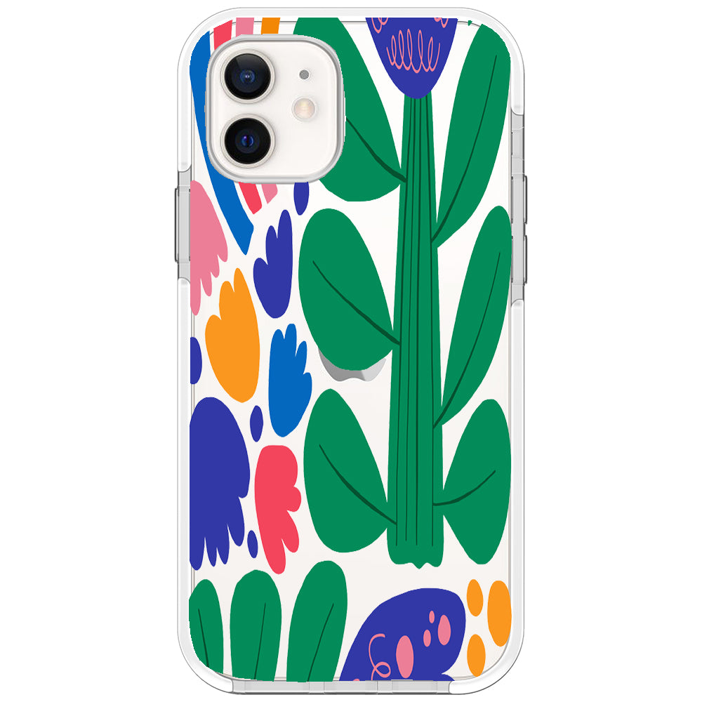 Color Blast Floral iPhone Case