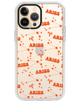 Aries Celestial Monogram iPhone Case