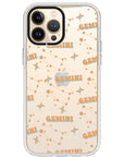 Gemini Celestial Monogram iPhone Case