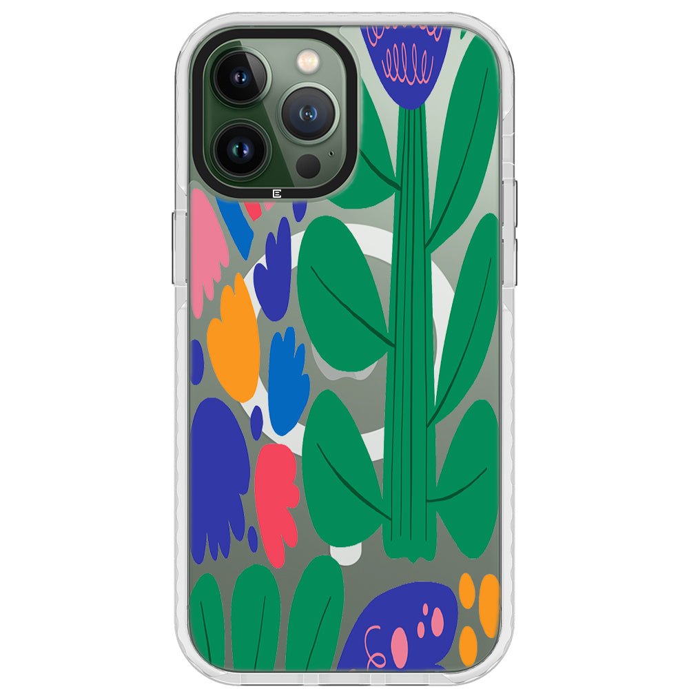 Color Blast Floral iPhone Case