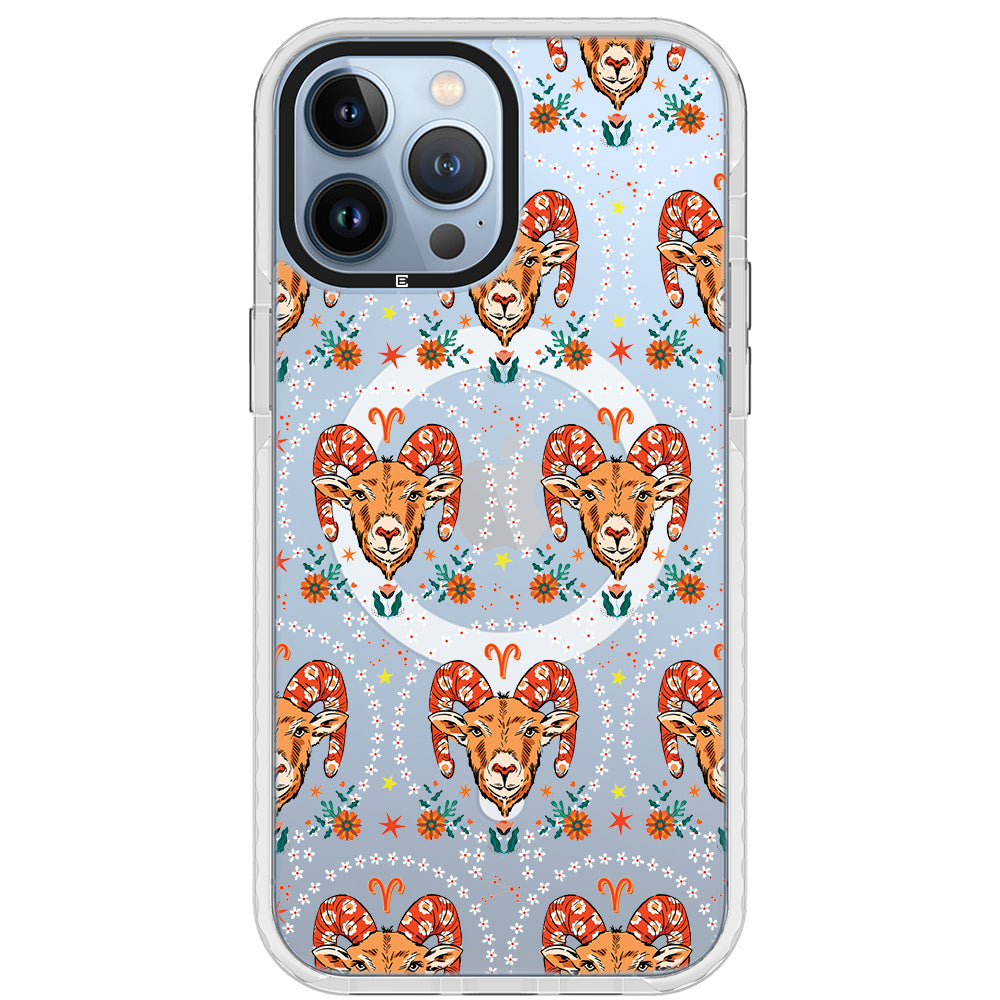 Aries - Zodiac Mosaic iPhone Case