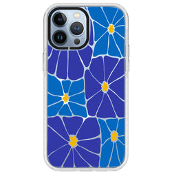 Azure Blooms iPhone Case