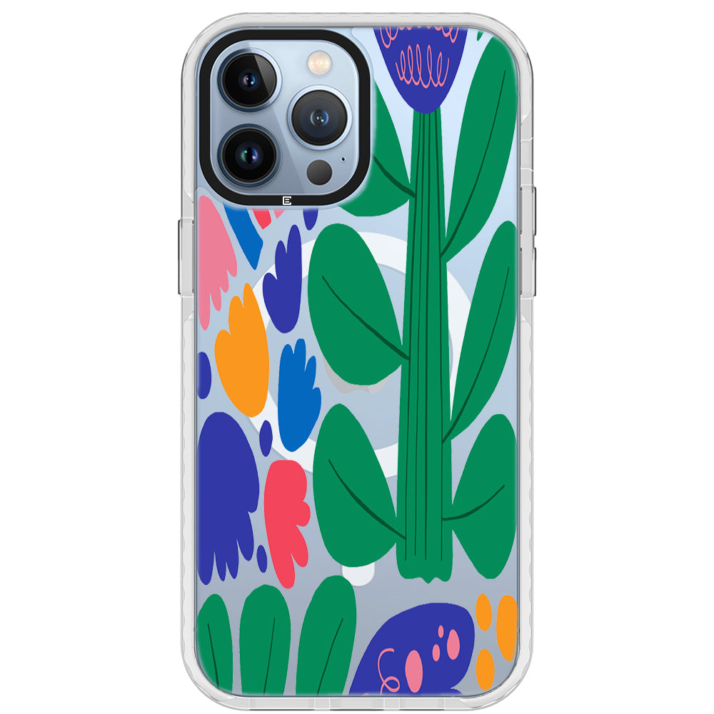 Color Blast Floral iPhone Case