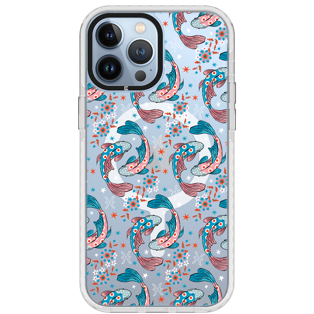 Pisces - Zodiac Mosaic iPhone Case