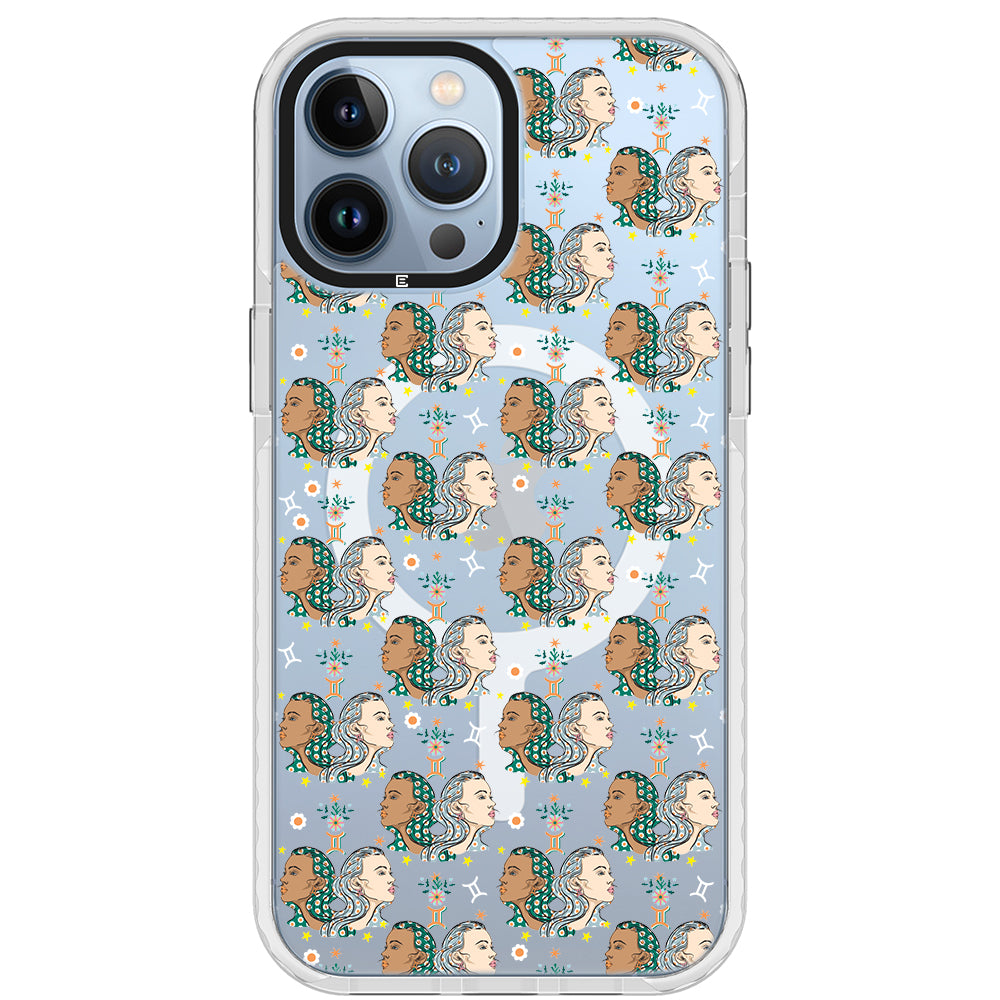 Gemini - Zodiac Mosaic iPhone Case