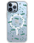 Leo Celestial Monogram iPhone Case