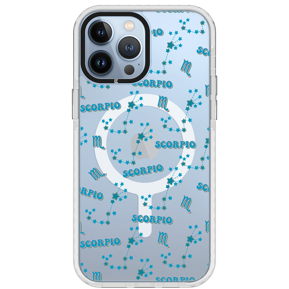 Scorpio Celestial Monogram iPhone Case