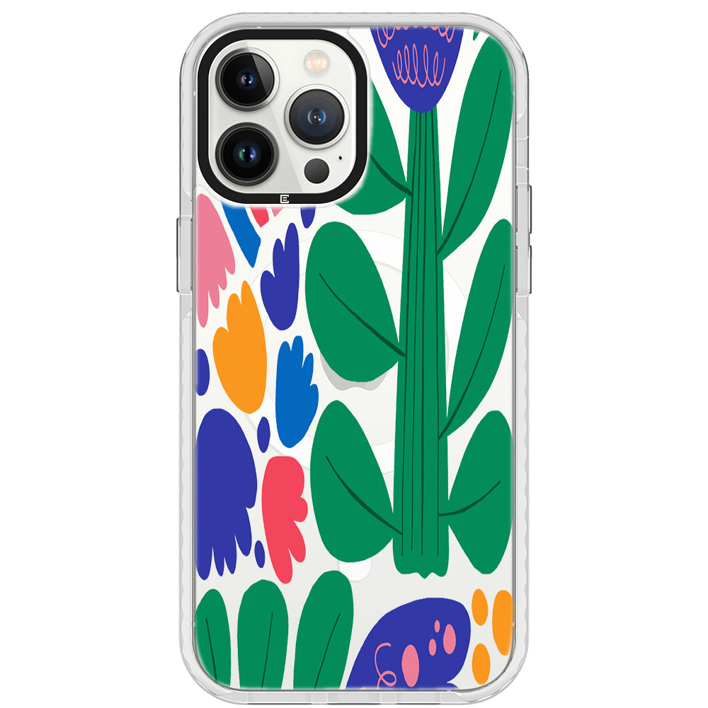 Color Blast Floral iPhone Case