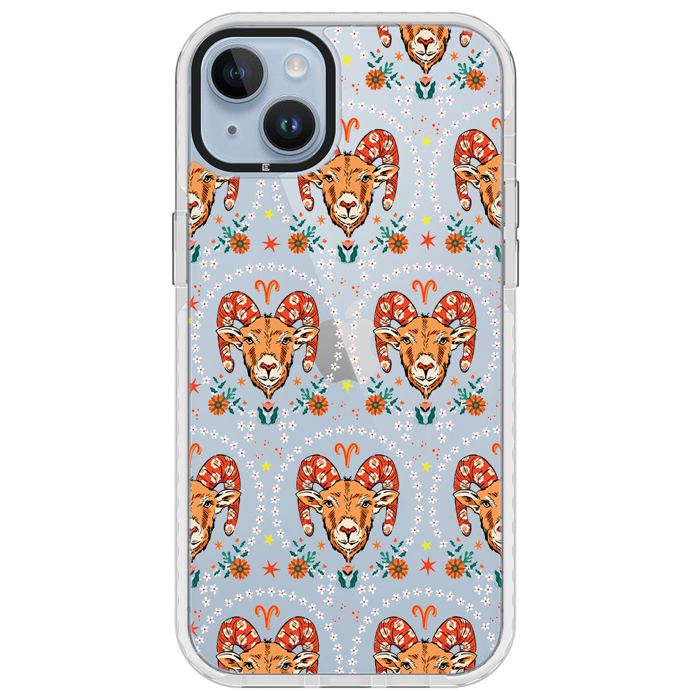 Aries - Zodiac Mosaic iPhone Case