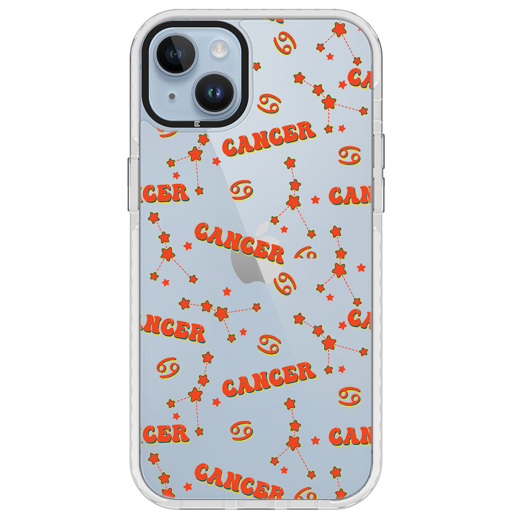 Cancer Celestial Monogram iPhone Case