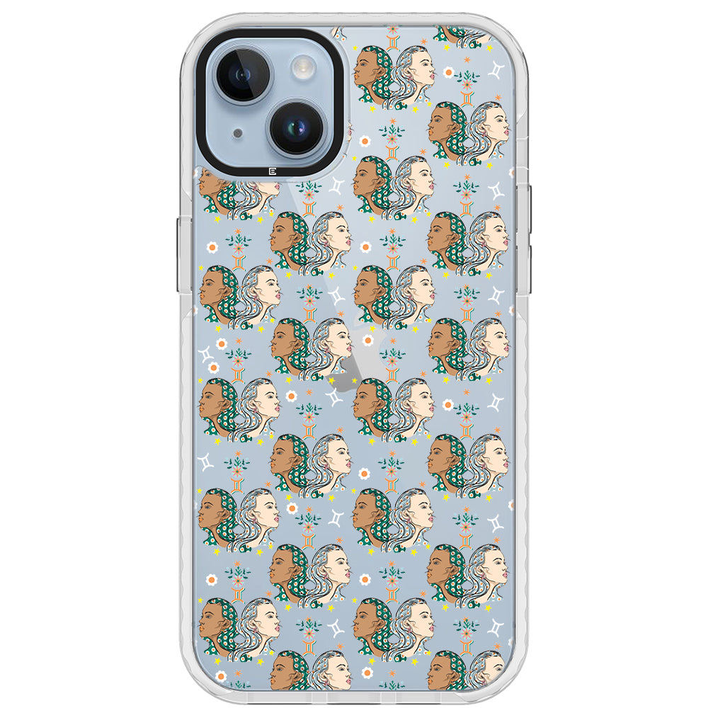 Gemini - Zodiac Mosaic iPhone Case