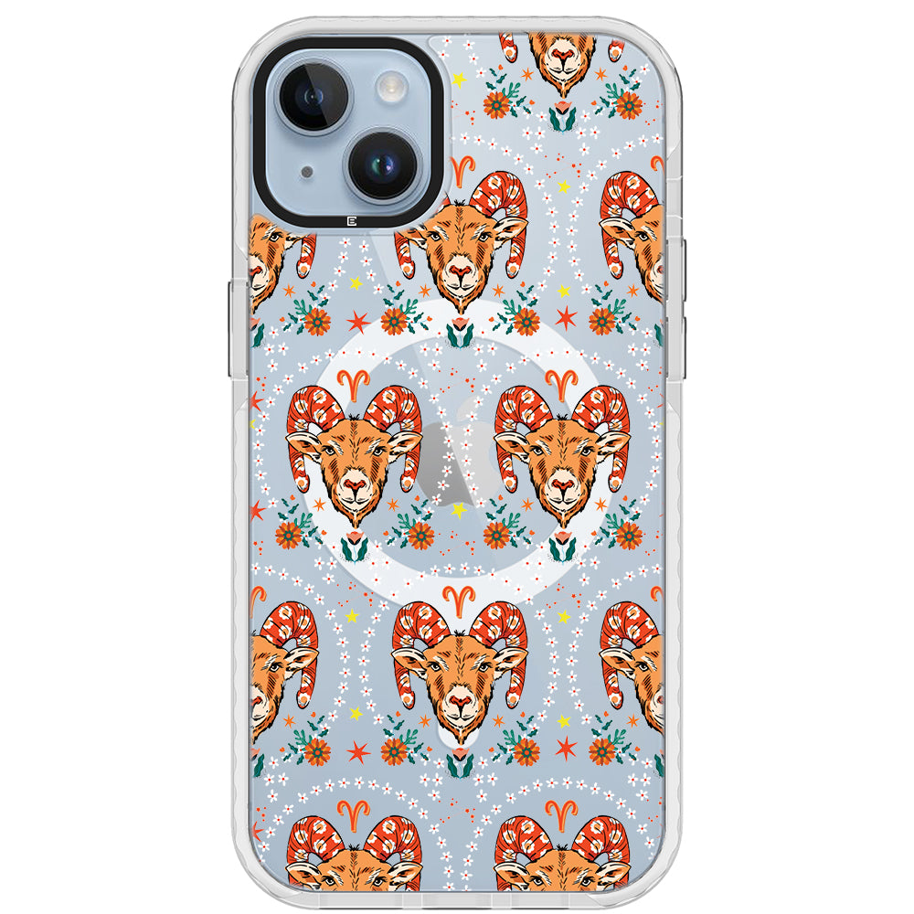 Aries - Zodiac Mosaic iPhone Case