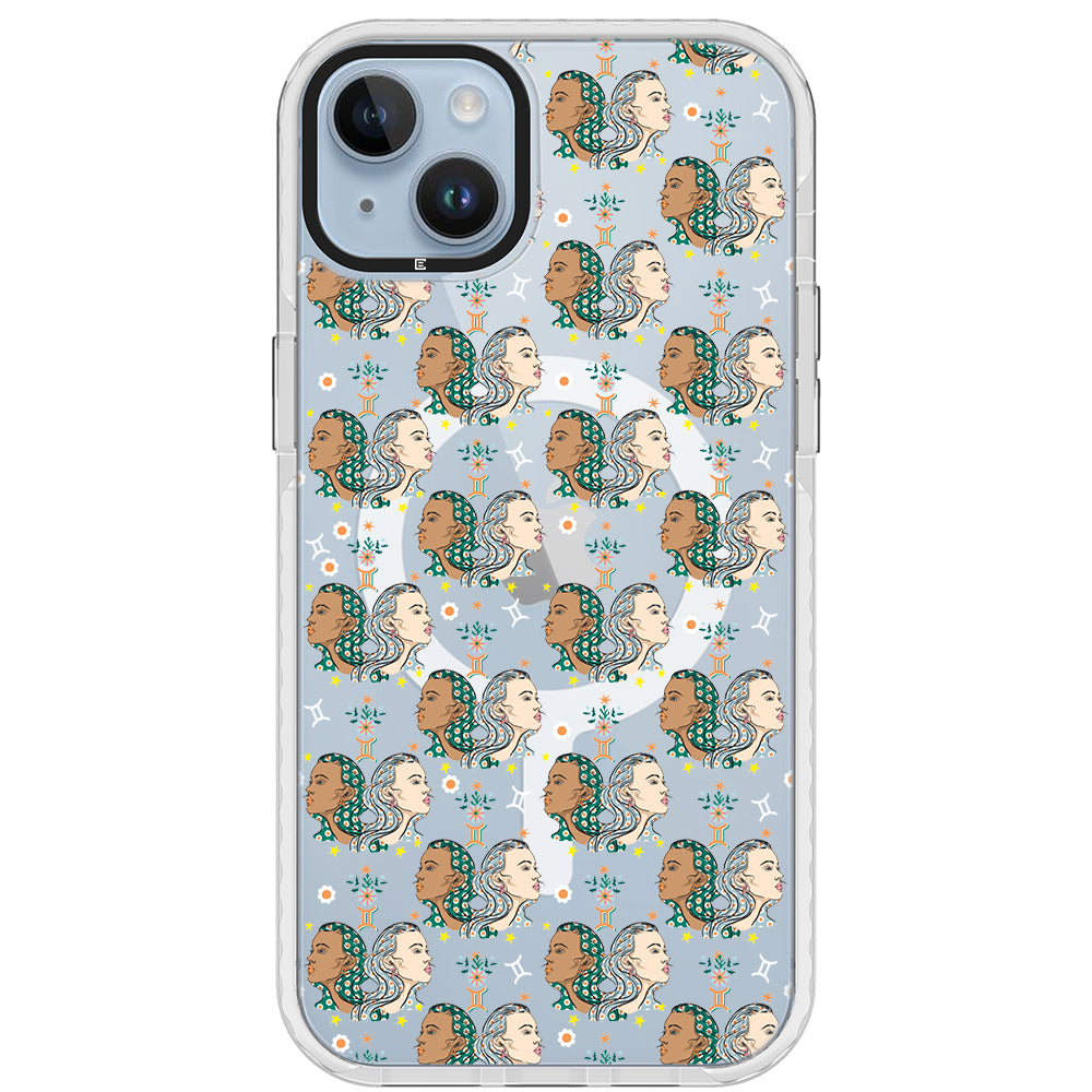 Gemini - Zodiac Mosaic iPhone Case