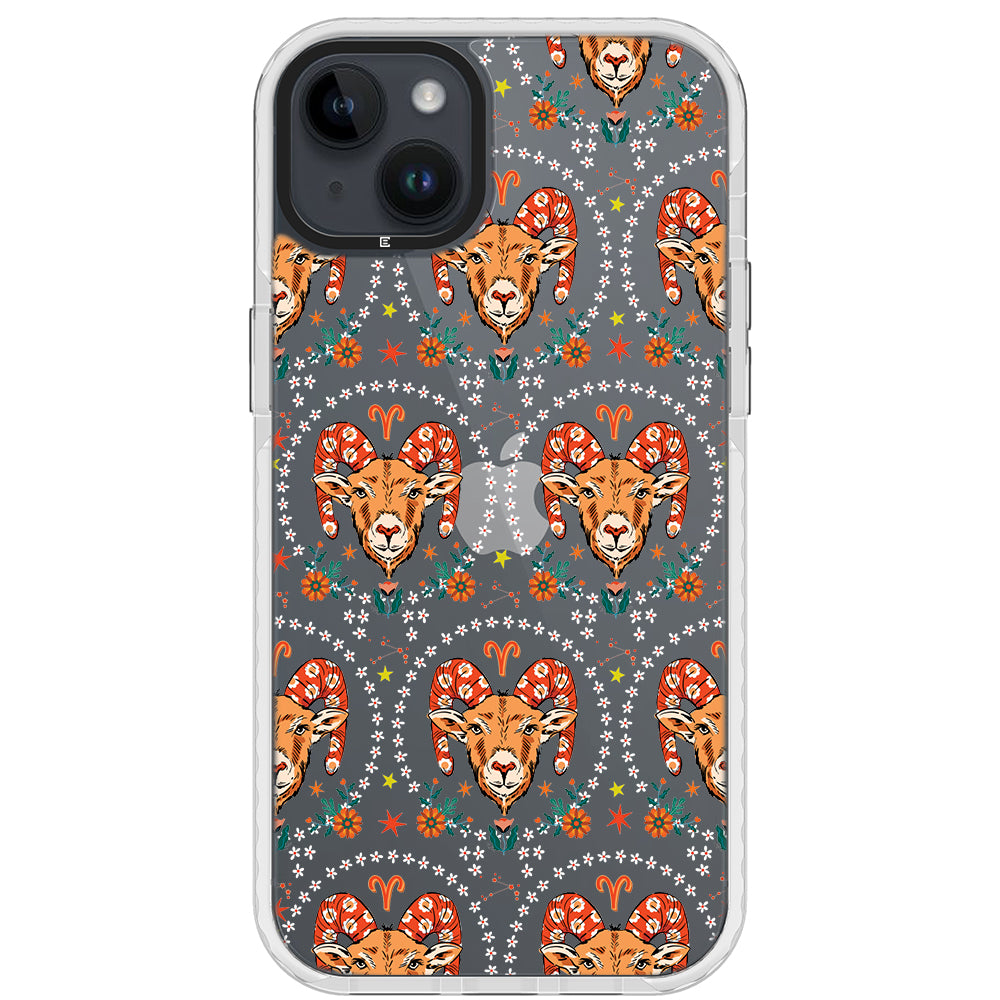 Aries - Zodiac Mosaic iPhone Case