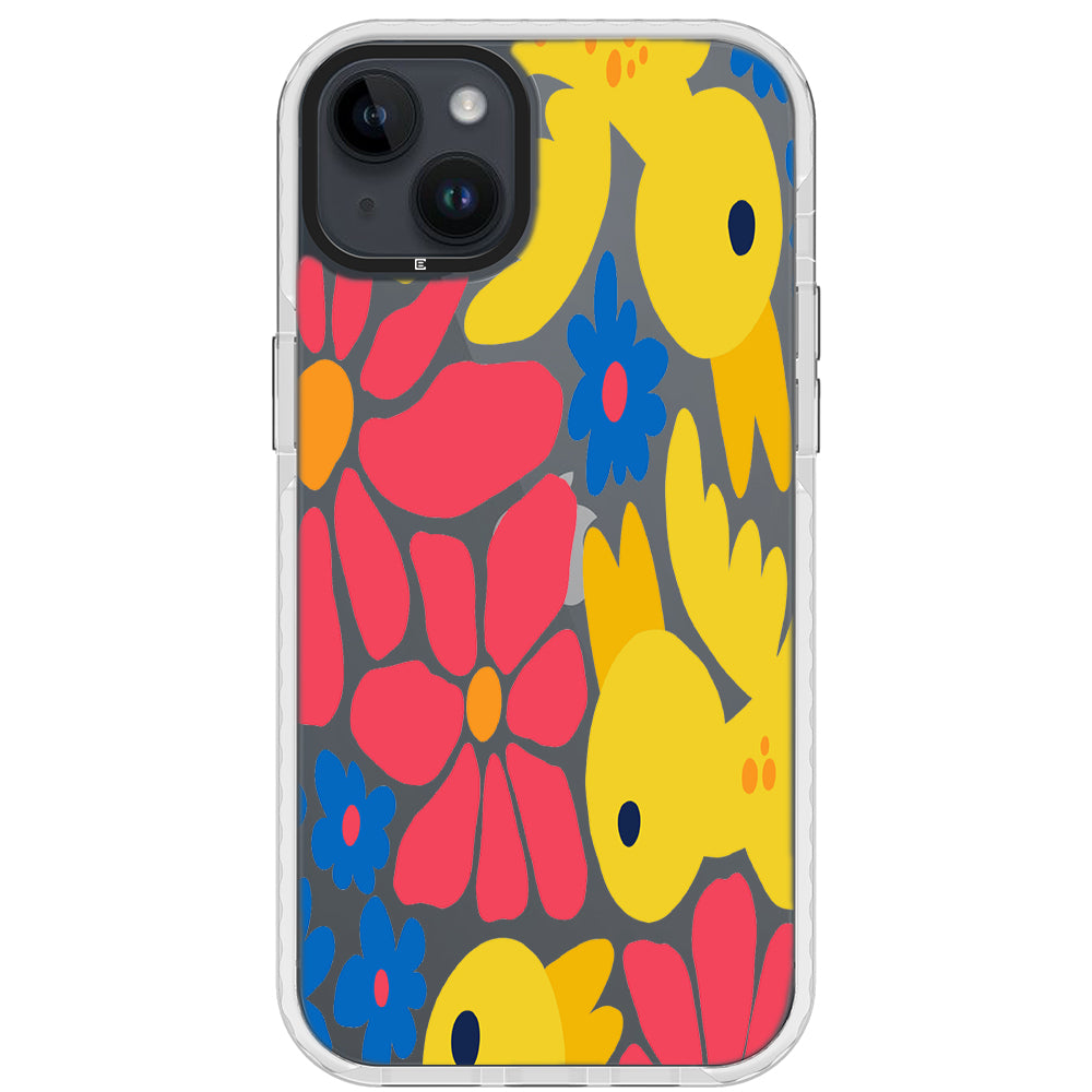 Bird and Bloom Garden iPhone Case