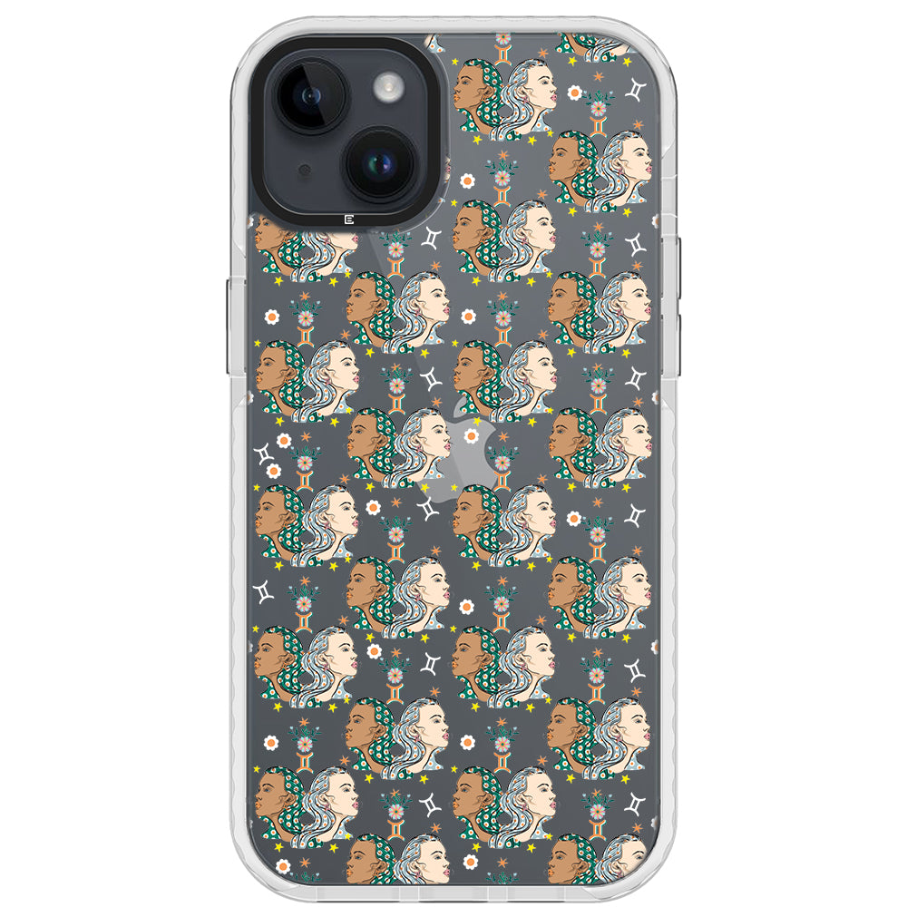 Gemini - Zodiac Mosaic iPhone Case