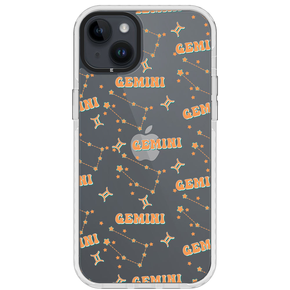 Gemini Celestial Monogram iPhone Case