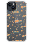 Gemini Celestial Monogram iPhone Case