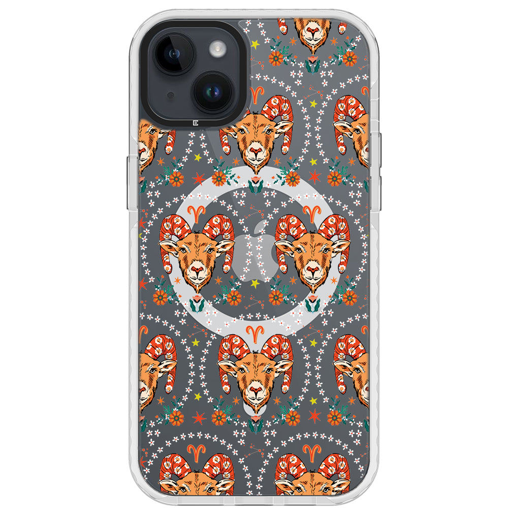 Aries - Zodiac Mosaic iPhone Case