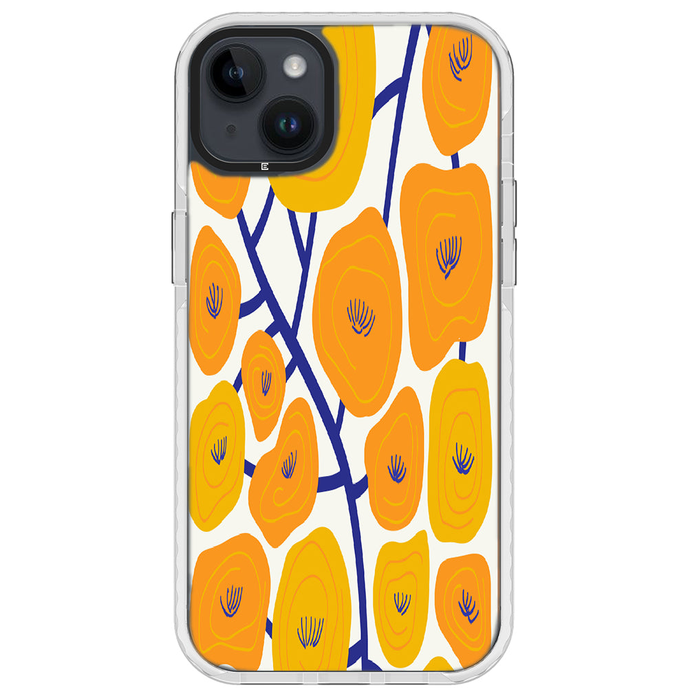 Orange Puppy Fields iPhone Case