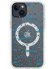 Aquarius Celestial Monogram iPhone Case