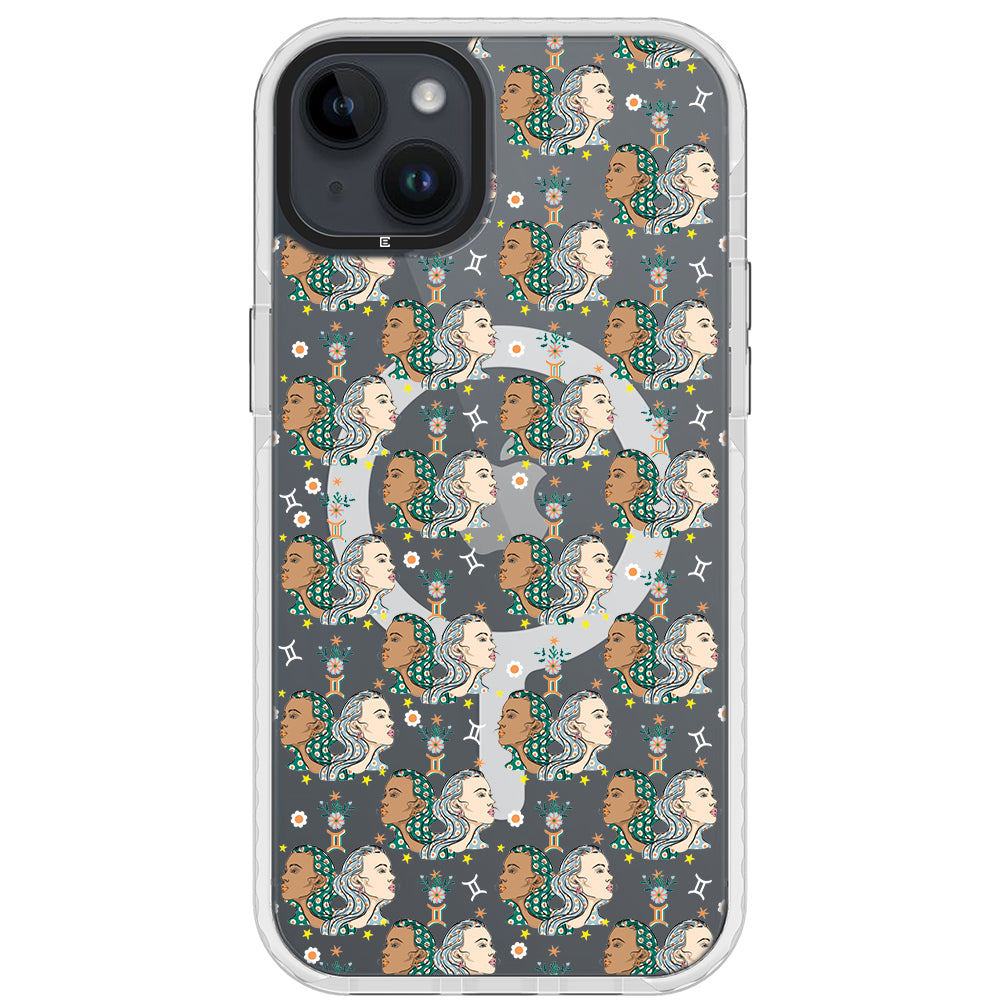 Gemini - Zodiac Mosaic iPhone Case