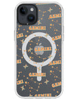 Gemini Celestial Monogram iPhone Case