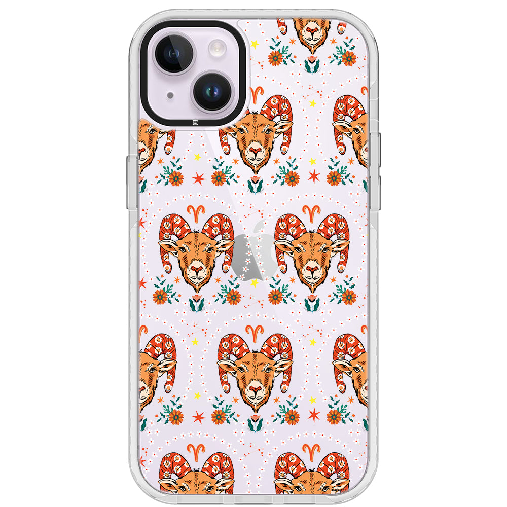 Aries - Zodiac Mosaic iPhone Case