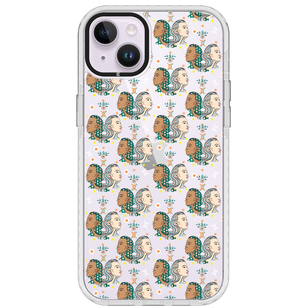 Gemini - Zodiac Mosaic iPhone Case