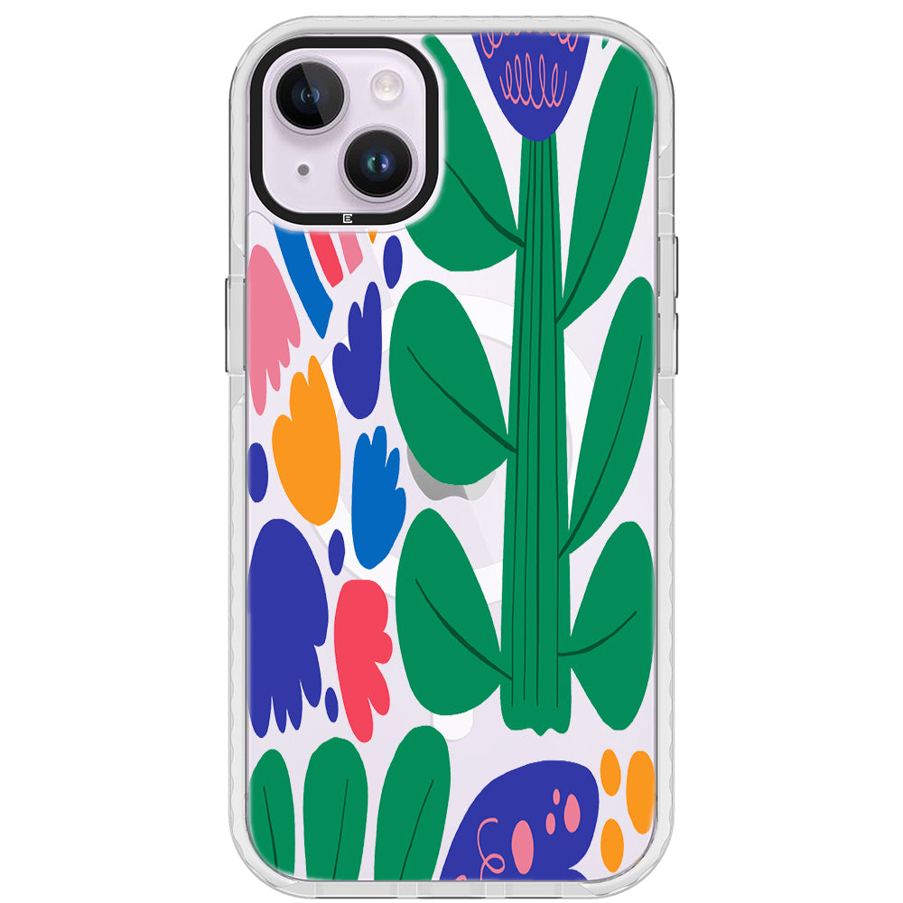 Color Blast Floral iPhone Case