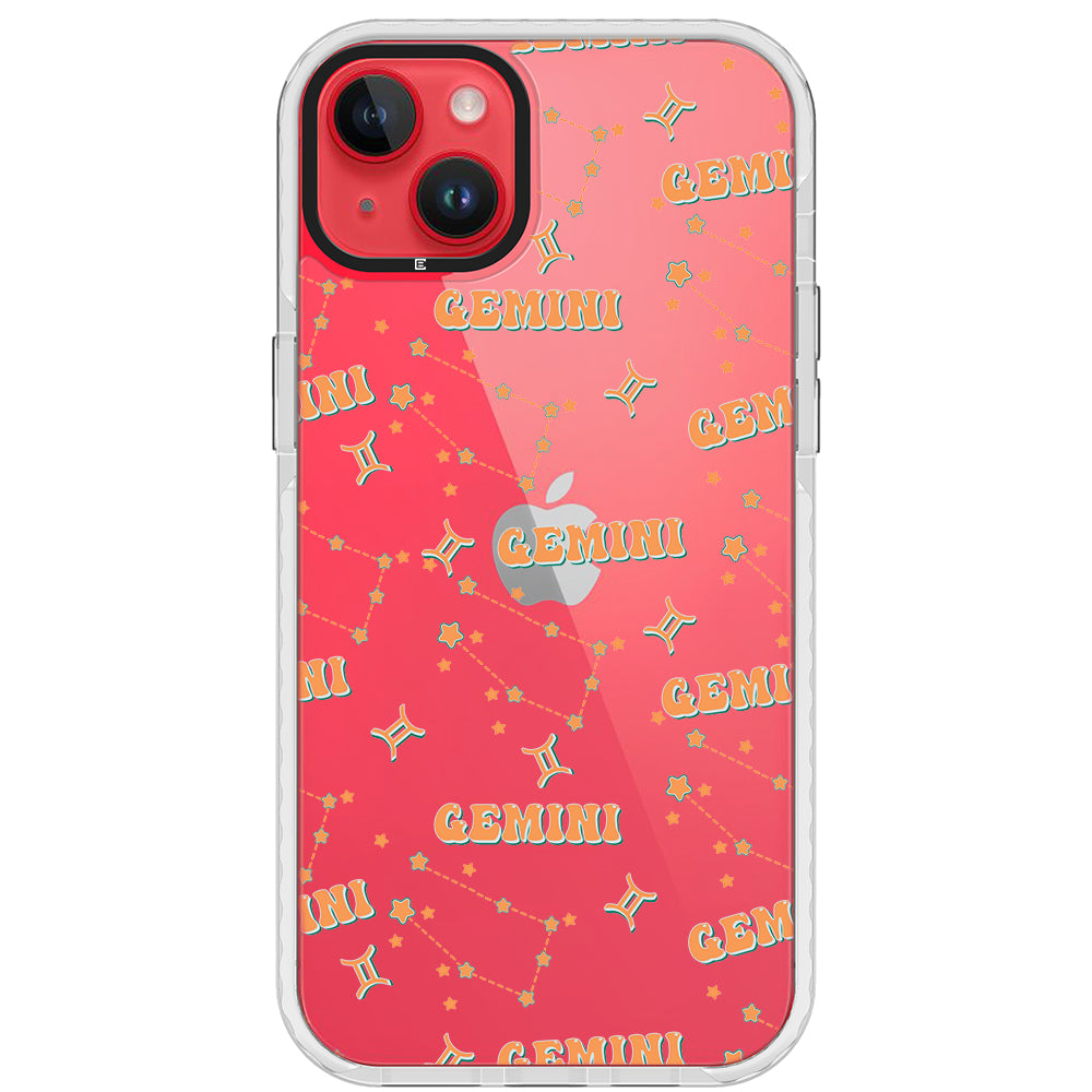 Gemini Celestial Monogram iPhone Case