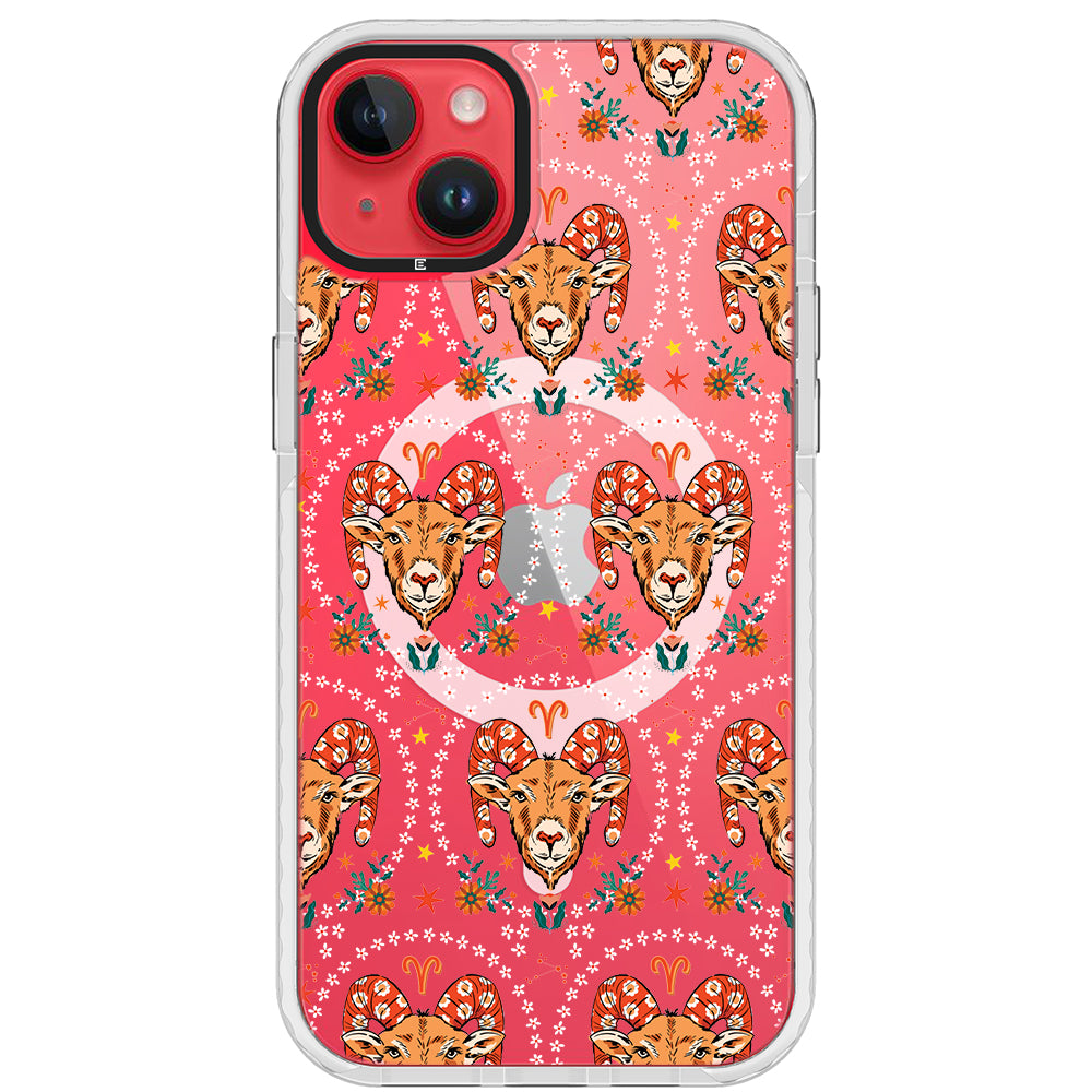 Aries - Zodiac Mosaic iPhone Case