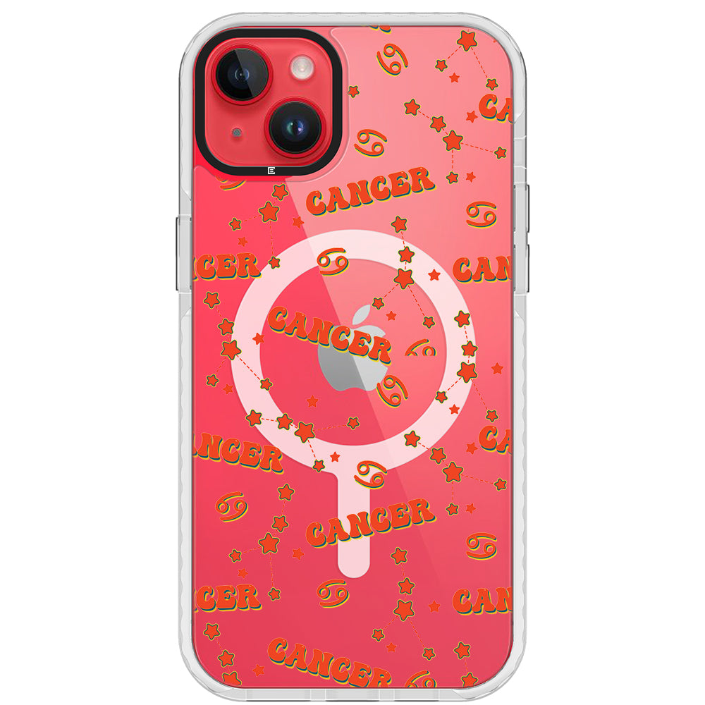 Cancer Celestial Monogram iPhone Case