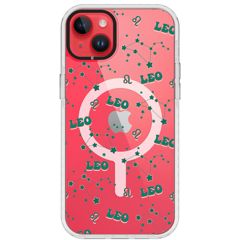 Leo Celestial Monogram iPhone Case