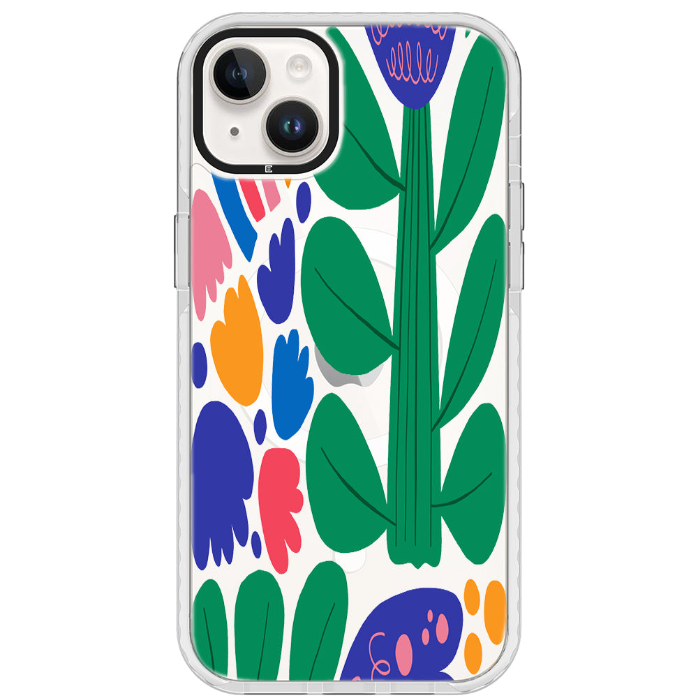 Color Blast Floral iPhone Case