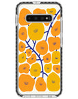 Orange Poppy Fields Samsung Case