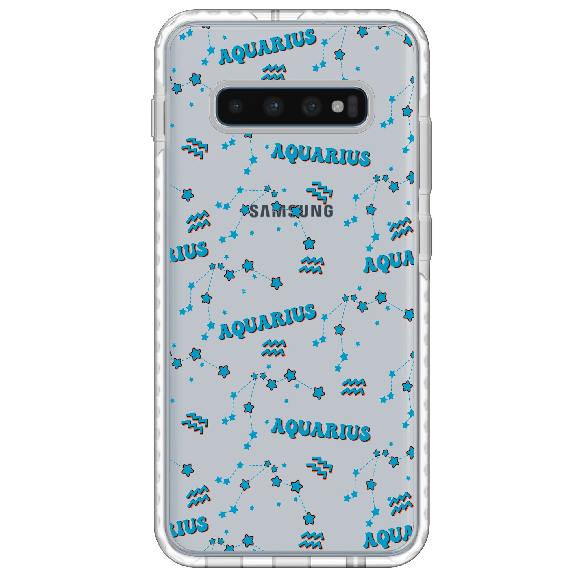 Aquarius Celestial Monogram Samsung Case