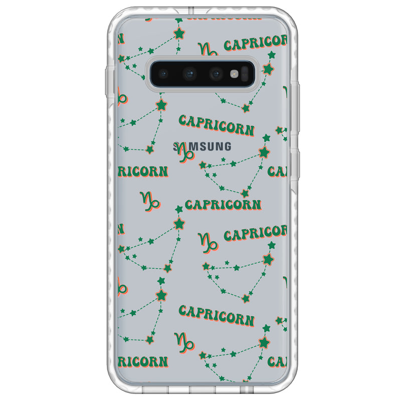 Capricorn Celestial Monogram Samsung Case