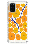 Orange Poppy Fields Samsung Case