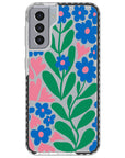 Blue Blossom Bouquet Samsung Case